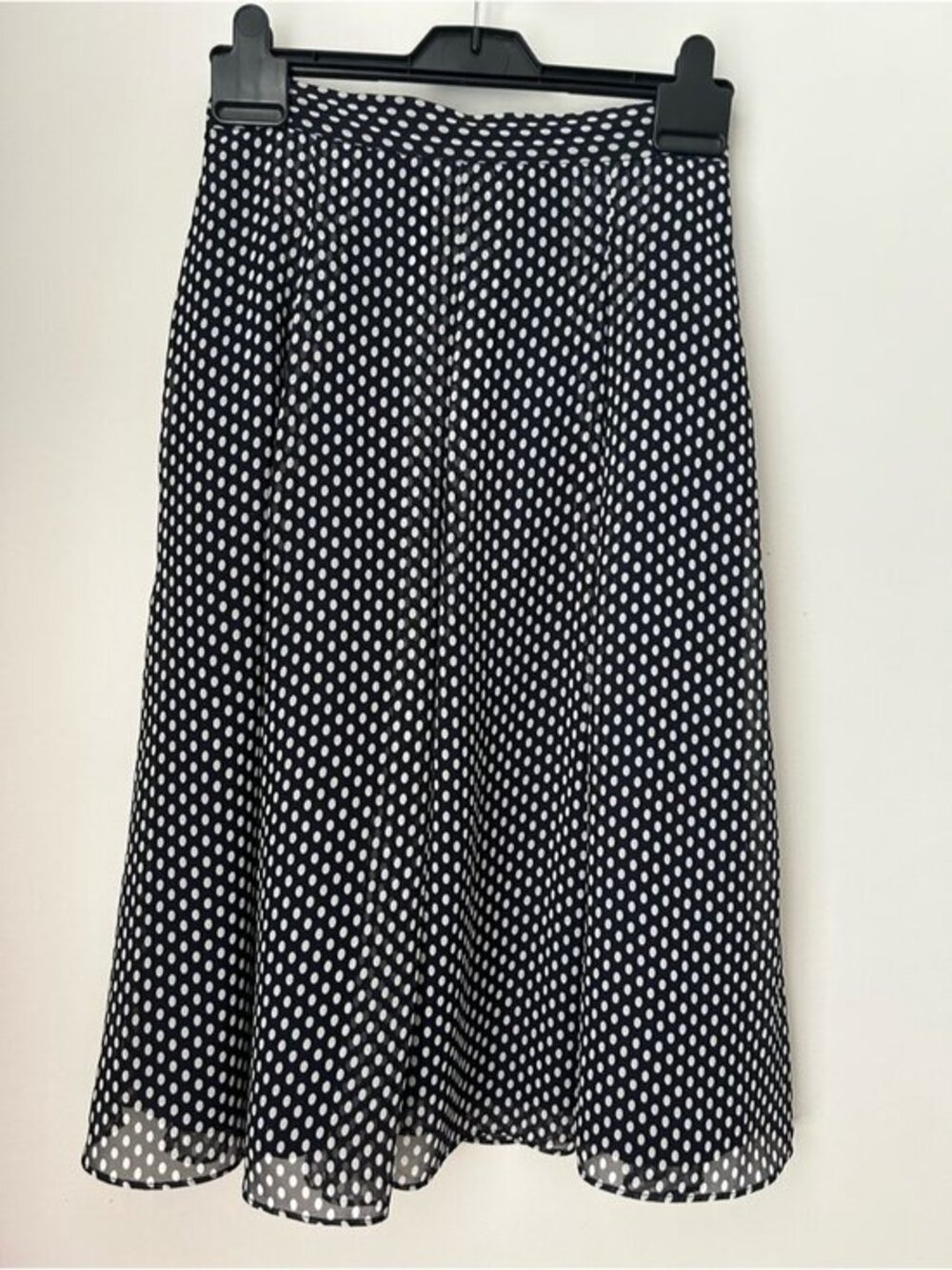 David Lawrence Polka Dot Pleated Skirt